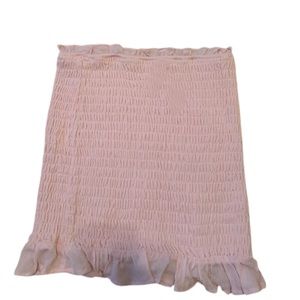 Powder pink skirt